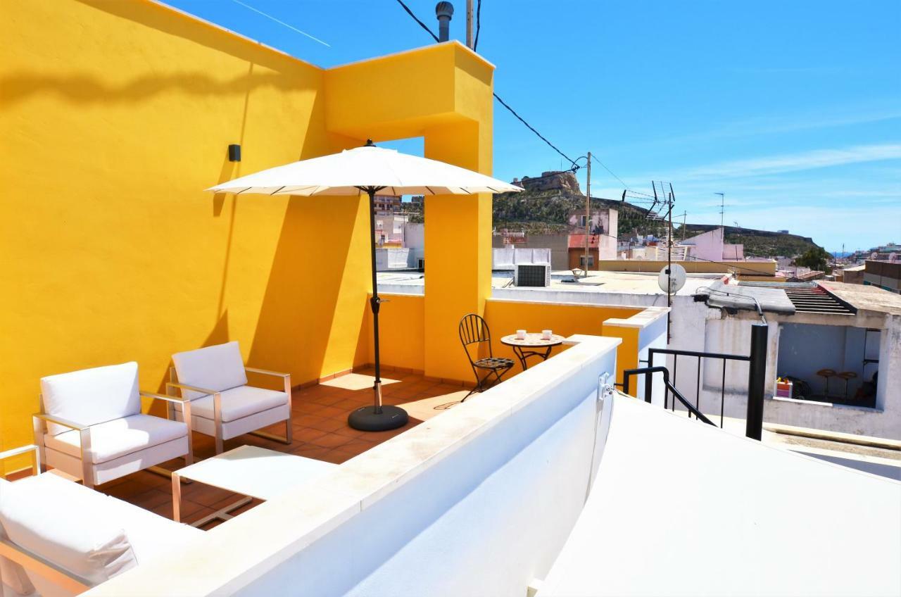Rooftop Apartment With Three Terraces Alicante Exterior foto